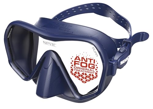 SEAC Pura – Frameless Single-Lens Silicone Diving Mask | Antifog Low Volume...