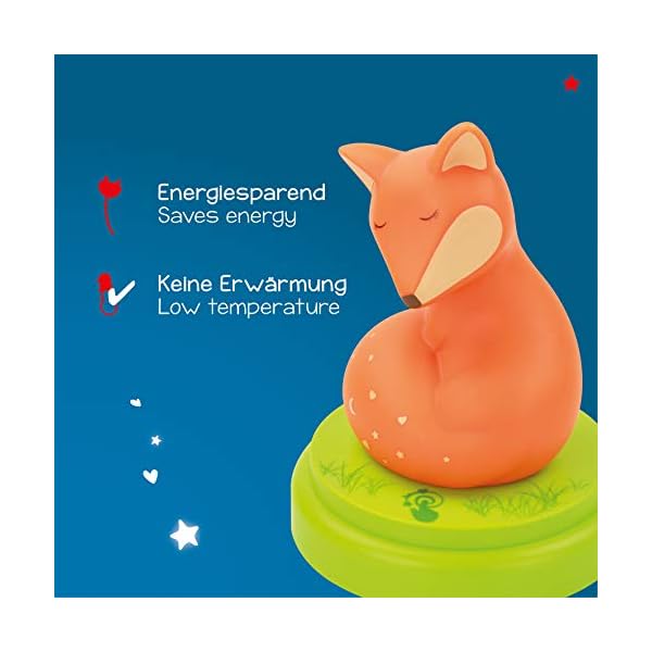 ANSMANN LED Kinder Nachtlicht Elefant - Süße Baby & Kind Einschlafhilfe mit Touch Sensor – Bild 3