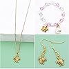 Aylifu 60 Pieces Golden Plated Sea Turtle Pendant Charms Alloy Animal Tortoise Turtle Dangle Pendants Craft Supplies for DIY Necklace Bracelet Jewelry Making Findings #4