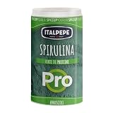 Italpepe, Spirulina Macinata, Gusto Caratteristico, Fonte di Proteine, Pack Richiudibile 100% Riciclabile, Ideale da Aggiungere ai Piatti a Base di Riso, Impasti di Pasta e Dolci, Centrifugati