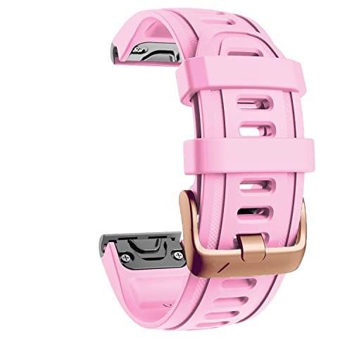 Fleshy Leaf QuickFit 20mm Watch Band Compatible with Garmin Fenix 7S 5S/ 5S Plus, 6S/ 6S Pro, D2 Delta S, Descent Mk2S