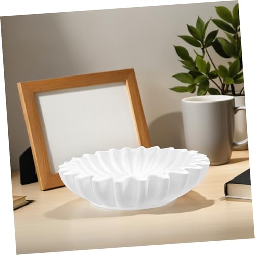 Cuenco de resina blanco para llaves y joyas decorativo multiusos 5
