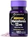 Carlyle Melatonin 12 mg Fast Dissolve 180 Tablets | Nighttime Sleep Aid | Natural Berry Flavor | Vegetarian, Non-GMO, Gluten Free