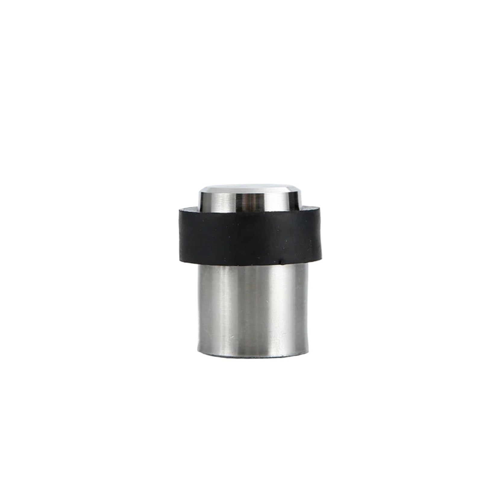 Door Stopper Heavy Stainless Steel Door Stop with Buffer Pad for Indoor Wall and Anti Collision Fitting(A 46mm Silver)