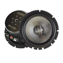 SA-Series SA-6.5M 6.5-inch Full Range Car Audio Speakers Pair 30W RMS, Deep Low-End Extension, Coated Paper Cone, Slim 1.91" Depth, Easy Mount, Includes Metal Grille