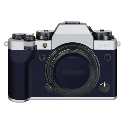 Coque Fujifilm X-T4 anti-rayures pour protéger le boîtier XT4 transparent cuir bleu
