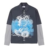 Chemise boutonnée pour homme idéale pour les sorties décontractées et adaptée pour un usage quotidien, les activités de loisirs, la rue, le travail, le shopping, les vacances, les rendez-vous, les fêtes et l'école.