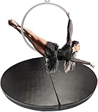 Tapis de pole dance épaissi : ce tapis dispose d'un rembourrage en coton perlé haute densité et d'une housse en cuir PU durable, offrant un confort respectueux de l'environnement, haute résilience, imperméable et durable pour une utilisation sûre.