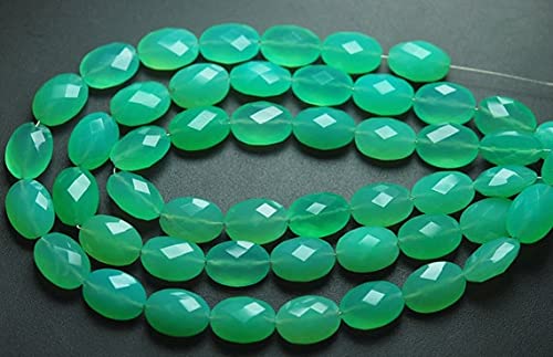 Chrysoprase naturelle pour remplacer vos perles ternes briolettes éclatantes
