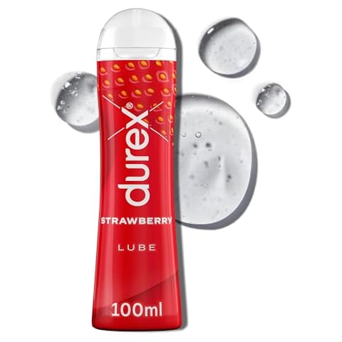 Durex Water Based Strawberry Flavoured Lube 100ml Cover