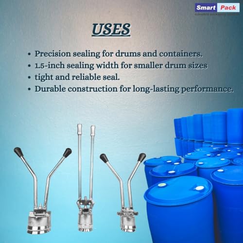 Image of SMART PACK Drum Cap Capping Plier and Sealing Tool for Drum | Mastering the Sealing Techniques | Secure Drum Closure | Portable Sealing Device | Handheld Tool and Sealing Size 1.5 INCH