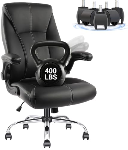 Big and Tall Office Chair for Heavy People, 400LBS High Back...