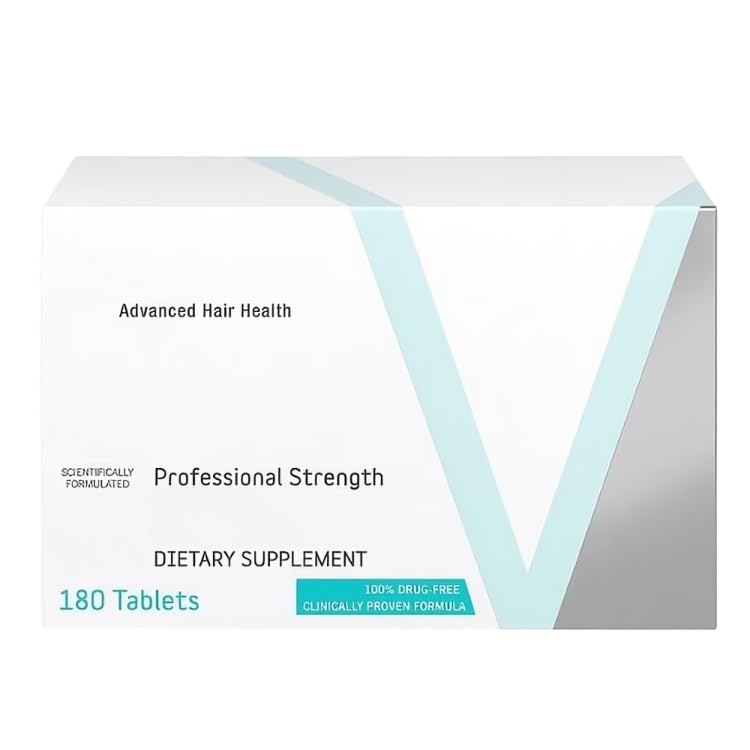 Suplemento avanzado para el crecimiento del cabello para hombres y mujeres  180 tabletas (suministro para 90 días)