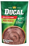 Ducal Refried Red Beans Pouch 28 Oz Pack of 12 - Microwaveable Goya Instant Red Refried Beans Vegetarian Doy Pack - Gluten Free Cholesterol Free - Good Source of Fiber Protein & Iron