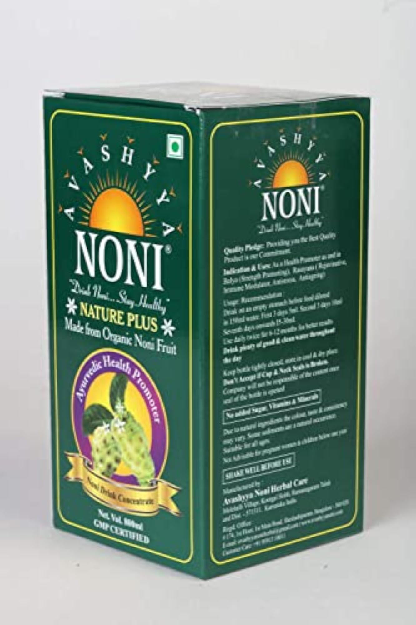 Noni Nature Plus Juice, 800ml Health Tonic
