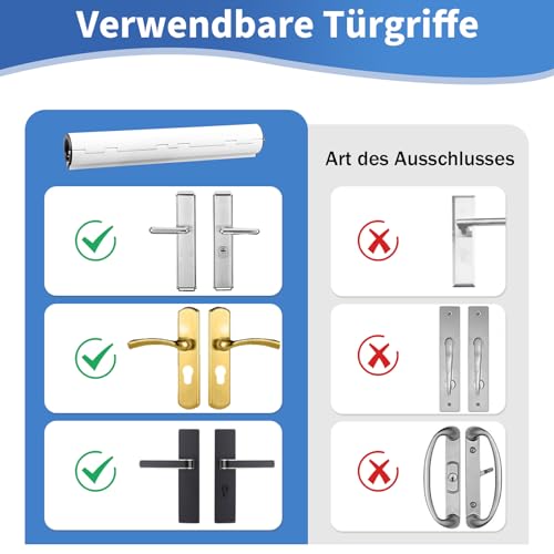 Fuikupe Terrassentürschloss für Französische Doppeltüren, Türsicherheitsschlösse Sicherheitsschloss für Terrassentüren, Professionelle Schlösser für Terrassentüren