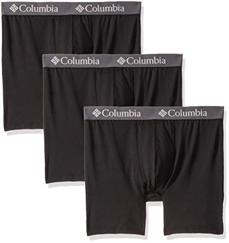 Columbia Men's Boxer Brief, Black, Large