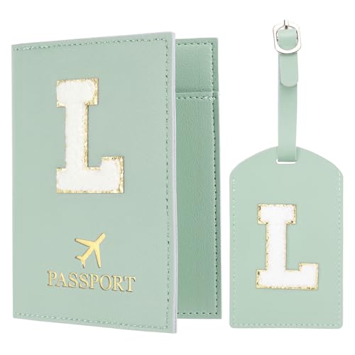 Green Chenille Letter Passport Set
