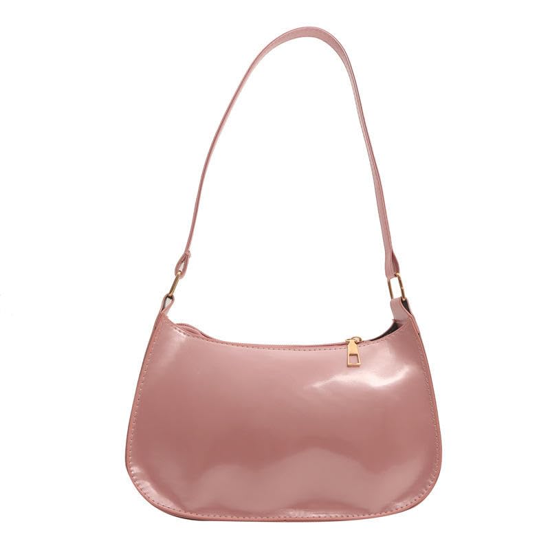 Image of Women's Patent Leather Shoulder Bag Glossy Sling Handbag for Casual & Party
