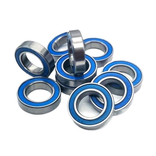 Rodamientos de bolas de ranura profunda 6801-2RS cojinetes 12x21x5mm 61801 RS 10 uds