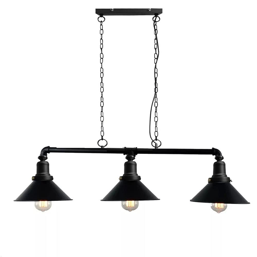 Lampes suspendues rétro E27 et lustre industriel en fer pour éclairage intérieur de restaurant