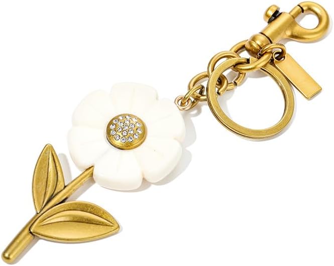 Little Daisy Purse Charm Keychain - Blooming Flower Bag Charms for Handbags - Gifts for Her - Image 7