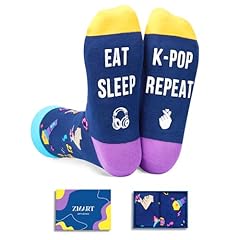 Eat Sleep K-pop Repeat Blue