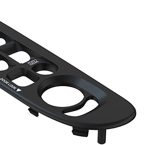 Basiker Window Switch Cover, Passenger Side Door Switch Panel Bezel Trim For 2002-2010 Dodge Ram 1500 2500 3500, Black #TOP1