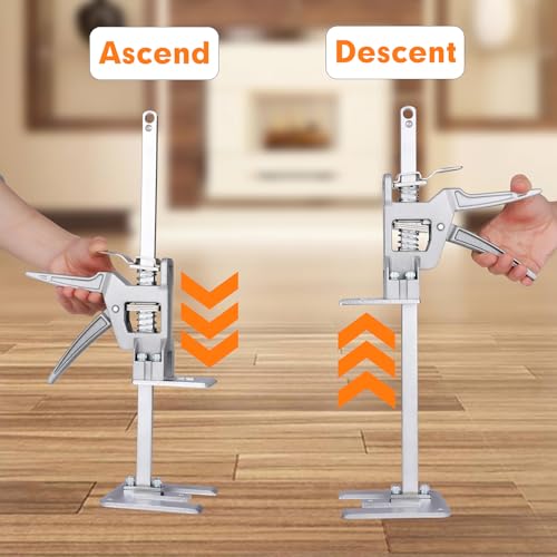 Moozies Labor Saving Arm Jack 2 Pack, Hand Lifting Jack Tool, Multi-Function Height Adjustment Device, for Installing Doors, Windows, Cabinets, Woodworking, Lifting Furniture by Moozies - Image 3