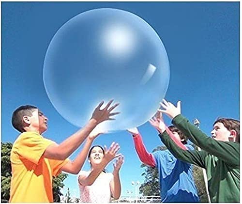 Balão inflável com bola de bolha de água com cola macia preenchida com água bola bolha transparente