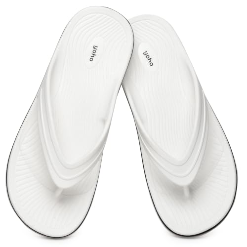 Image of YOHO Grip Orthopedic Slippers for Men | Waterproof Monsoon Footwear | Footpharma Footbed & TripleDense Foam | Anti-Skid Chappals