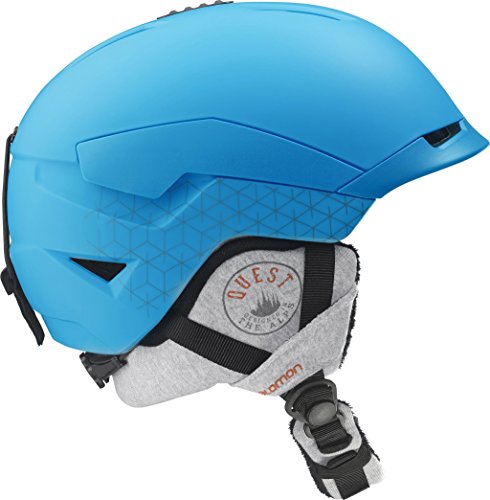 Produktfoto von Salomon, Unisex Freeride-Ski- und Snowboardhelm, EPS 4D, Gr. S, Kopfumfang 53-56 cm, QUEST ACCESS, Matt-Blau, L37775500
