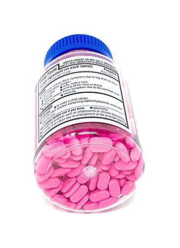 Diphenhydramine HCI 25 Mg - Kirkland Brand - Allergy Medicine and AntihistamineCompare to Active Ingredient of Benadryl® Allergy Generic - 600 Count Personal Healthcare / Health Care