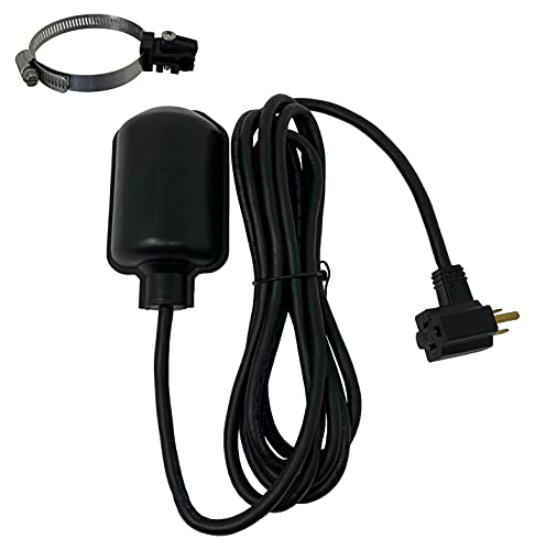 PumpSpy Sump Pump Tethered Universal Float Switch Replacement with Piggyback Plug for Sewage, Reliable Water Level Performance - 10 foot cord by PumpSpy - Used condition - US$27.46