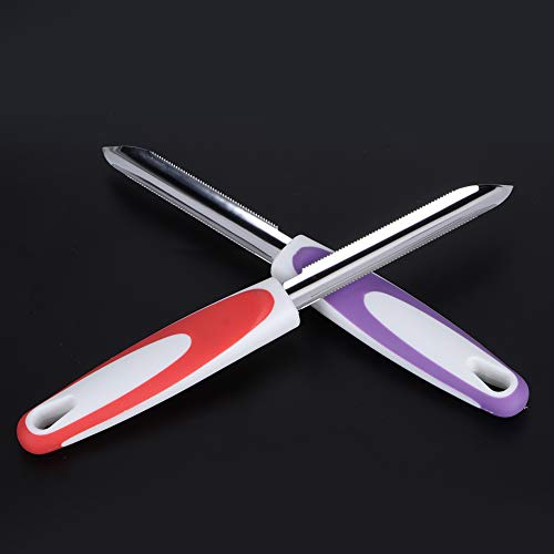 Pimenta Corer, núcleo de pepino de abobrinha, conjunto de 2, núcleo de aço inoxidável deseeder núcle