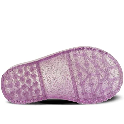 Sandália Rasteira Infantil Nº 19 Ao 26 Feminina Menina 12.68 (Glitter Roxo, br_footwear_size_system,