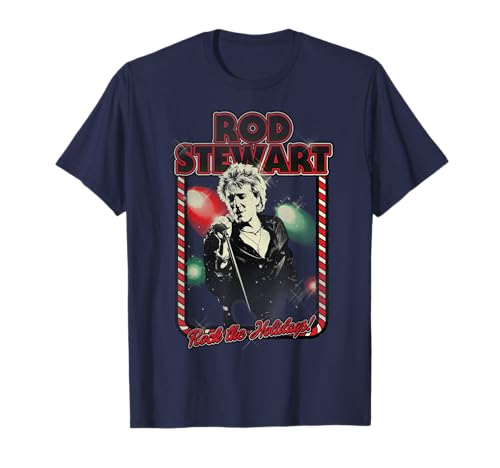Rod Stewart Official Rock The Holidays T-Shirt T-Shirt