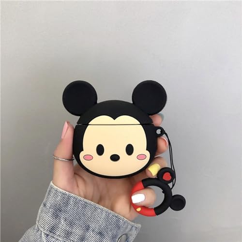 Coque Airpods silicone 1/2 protection antichoc animation 3D - 2