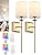Battery Operated Wall Sconces Set of 2 Two Wireless Sconces Brass Gold Rechargeable Wall Lights Dimmable&RGB Battery Powered Wall Sconce Wall Decor for Bedroom Living Room, Remote Control