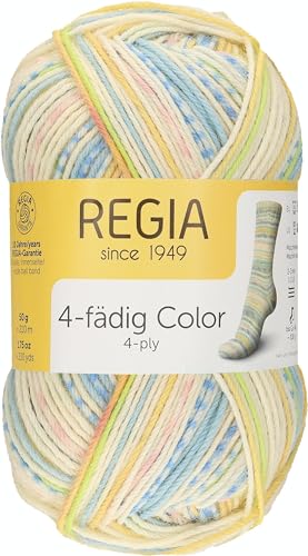 Schachenmayr Regia 4-Fädig Color, 50G funky jade and blue Handstrickgarne