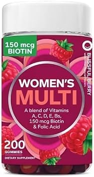 Womens Berry Multivitamin Gummies for Health and Immune Support, 200 Count