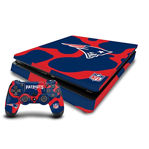 Autocollant New England Patriots PS4 Slim Vinyle Anti-Rayures Manette Head Case