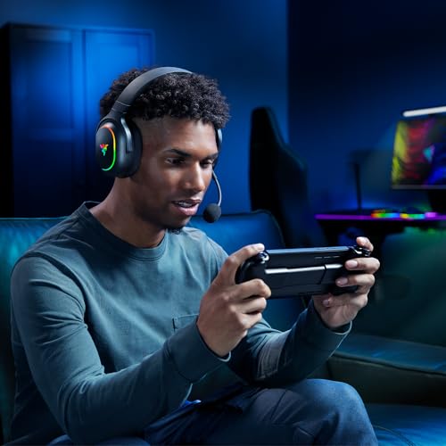 Barracuda X Chroma - Cuffie da gioco wireless multipiattaforma con 6 zone Chroma RGB (SmartSwitch Hyperspeed e Bluetooth, driver da 40 mm, microfono cardioide HyperClear staccabile) Nero - Cuffia gaming - Immagine 15