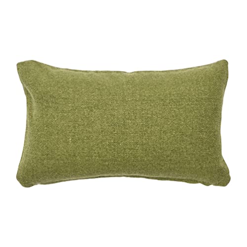 Creative Co-Op Woven Canvas Lumbar Pillow Decorative Pillow, 12" x