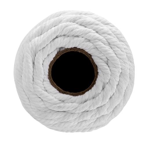Fil macramé 6mm robuste pour fabriquer des suspensions de plantes en coton