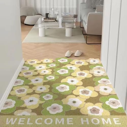 玄関マット 室内 屋外 泥落とし ラグ おしゃれ 滑り止め ドアマット 洗える 耐磨耗性 北欧 お手入れ簡単 フリーカット 多用途 家庭用 80*120cm