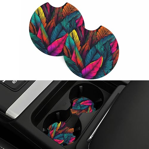 Portavasos para carro universal 2 piezas neopreno negro miniatura 5