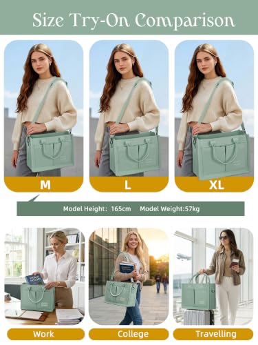 FIORETTO Canvas Tote with Zipper