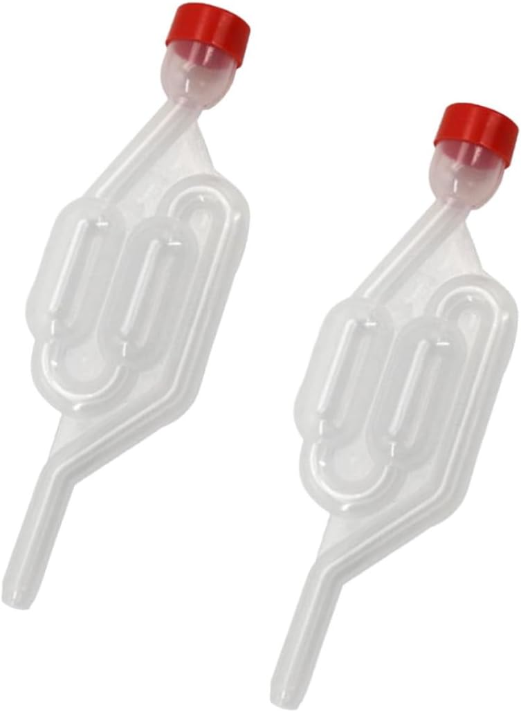 2pcs Air Lock for Wine Water Seal Valve One-way Exhaust Wine Vent