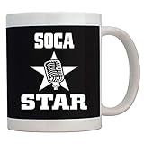 Teeburon Soca STAR microphone Mug 11 ounces ceramic